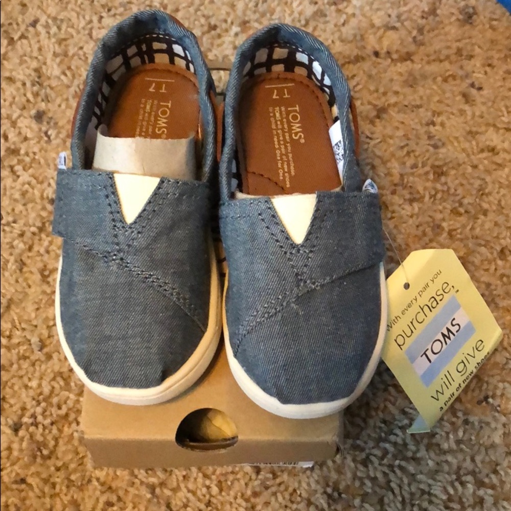 COPY - Toms Toddler Chambray Shoes